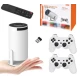 Proiector de jocuri X10 Plus 4K 120 lumeni 64 GB cu telecomanda 10000 de jocuri si 2 controller 