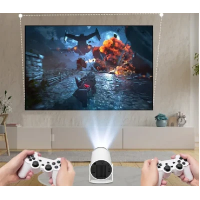 Proiector de jocuri X10 Plus 4K 120 lumeni 64 GB cu telecomanda 10000 de jocuri si 2 controller 
