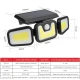 Proiector FL 1725B TRIPLU 30W 100LED COB Cu Panou Solar