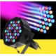 Proiector joc de lumini PAR 36 leduri RGB 8 jocuri de lumini