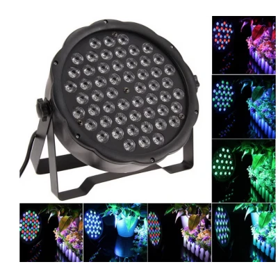 Proiector joc de lumini PAR 54 leduri RGB 8 jocuri de lumini