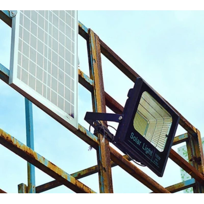 Proiector LED 400W cu panou solar si telecomanda HA