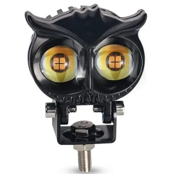 Proiector LED auto cu 2 FAZE putere 30W 6000K model bufnita