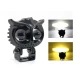 Proiector LED auto cu 2 FAZE putere 30W 6000K model bufnita
