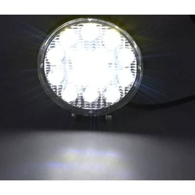 Proiector LED auto Offroad 14 led 42W rotund