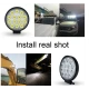Proiector LED auto Offroad 14 led 42W rotund