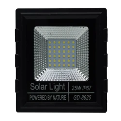 Proiector led cu panou solar putere 25w GD 8625