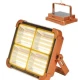 Proiector LED cu panou solar putere 500W portocaliu