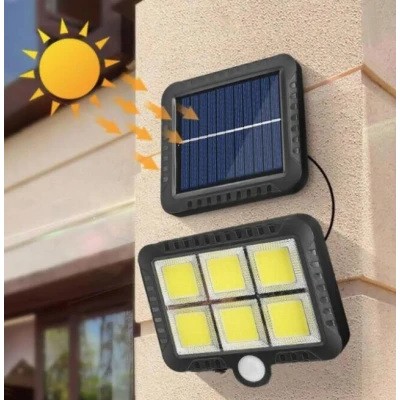 Proiector solar 10W 6 casete COB SL-F120 Senzor de lumina si miscare