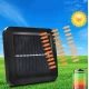 Proiector solar 128 LED 6 COB cu senzor și telecomandă
