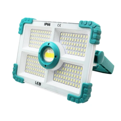 Proiector solar COBA CB F188 cu 188 LED putere 100 W alb/albastru 5 casete