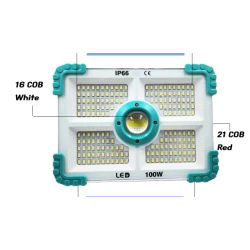 Proiector solar COBA CB F188 putere 100W si 188 LED