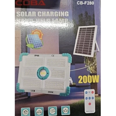 Proiector solar COBA CB F280 putere 200W si 280 LED