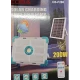 Proiector solar COBA CB F280 putere 200W si 280 LED alb/albastru 6 casete