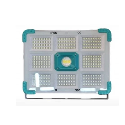 Proiector solar COBA CB F374 cu 374 LED putere 300 W alb/albastru 9 casete