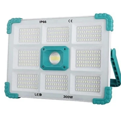 Proiector solar COBA CB F374 cu 374 LED putere 300 W alb/albastru 9 casete