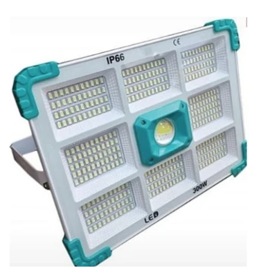Proiector solar COBA CB F374 cu 374 LED putere 300 W alb/albastru 9 casete