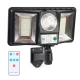 Proiector Solar GD 2202 cu senzor de miscare LED Integrat putere 50 W