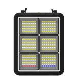 Proiector solar GD PLUS  2208C 4 tipuri de iluminare incarcare telefon putere 400W