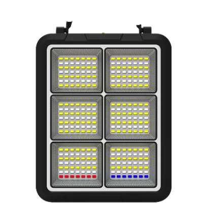 Proiector solar GD PLUS  2208C 4 tipuri de iluminare incarcare telefon putere 400W