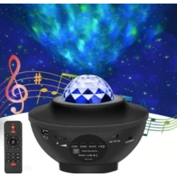 Proiector stil lampa de veghe galaxy pentru camera si boxa incorporata