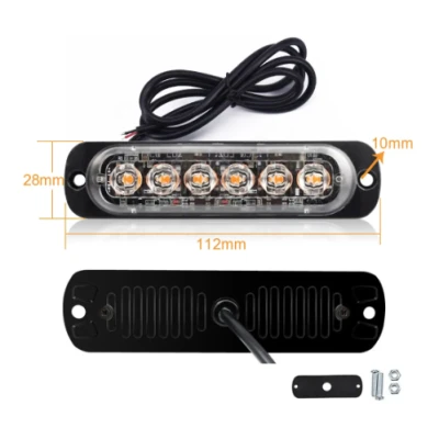 Proiector stroboscopic 6 LED-uri pentru grila