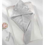 Prosop de baie pentru copii tip Turban din microfriba pentru uscarea parului model pisicuta