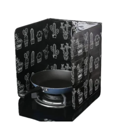 Protectie aragaz pentru gatit antistropire din aluminiu cu model