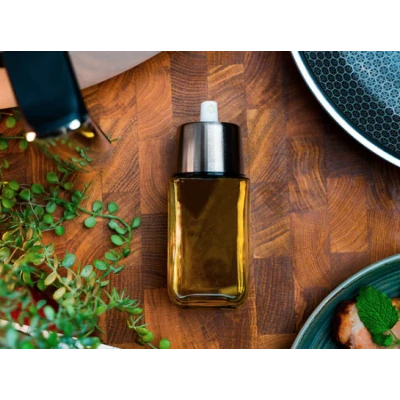 Pulverizator spray pentru ulei din sticla, reutilizabil 180 ml