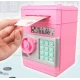 Pusculita interactiva ATM tip Seif pentru copii cu dimensiunea de 19x13x13 cm ROZ