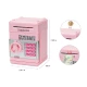 Pusculita interactiva ATM tip Seif pentru copii cu dimensiunea de 19x13x13 cm ROZ