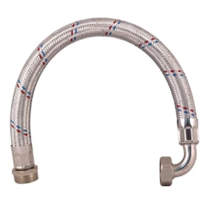 Racord flexibil cu cot pentru hidrofor, lungime 80 cm grosime 80