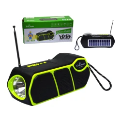 Radio cu incarcare solara si lanterna Cclamp CL-823