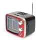 Radio HIFI XT 078 portabil cu acumulator reincarcabil si conexiune Bluetooth