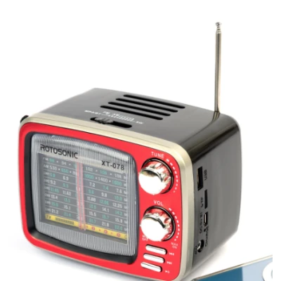 Radio HIFI XT 078 portabil cu acumulator reincarcabil si conexiune Bluetooth