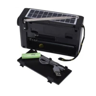 Radio portabil cu incarcare solara si acumulator portabil FP 801 S