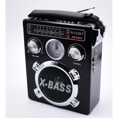 Radio XB 502C ROTOSONIC USB SD TF MP3 PLAYER Lanterna si Ceas