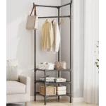 Raft de colt pentru haine negru