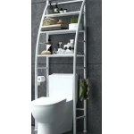 Raft depozitare peste toaleta 3 polite etajera baie