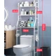 Raft depozitare peste toaleta/masina de spalat 3 polite