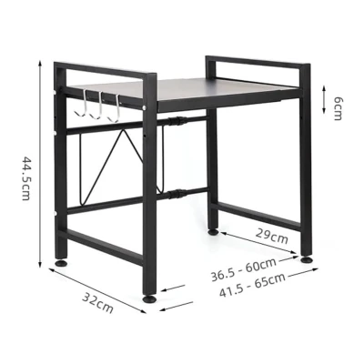 UB Raft multifunctional bucatarie de depozitare pentru cuptor cu microunde telescopic reglabil