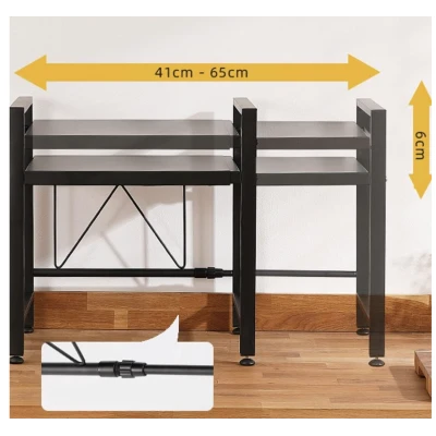 UB Raft multifunctional bucatarie de depozitare pentru cuptor cu microunde telescopic reglabil