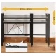 UB Raft multifunctional bucatarie de depozitare pentru cuptor cu microunde telescopic reglabil