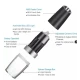 Rasnita electrica pentru sare si piper AO 78207 plastic