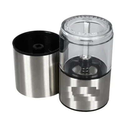 Rasnita manuala pentru condimente inox d 5.3 cm h 12.5 cm