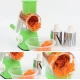Razatoare cu manivela si 3 accesorii de ras Verde/Alb 11 x 6 x 23 cm