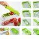 Razatoare multifunctionala cu 11 piese pentru fructe si legume