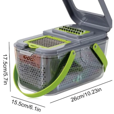 Razatoare multifunctionala pentru fructe si legume 22 piese lame din otel inoxidabil MD
