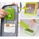 Razatoare multifunctionala pentru fructe si legume 22 piese lame din otel inoxidabil gri / verde