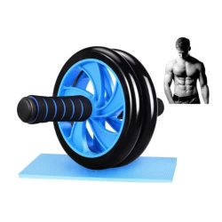 Roata abdomen MICA Fitness Double Wheel manere drepte